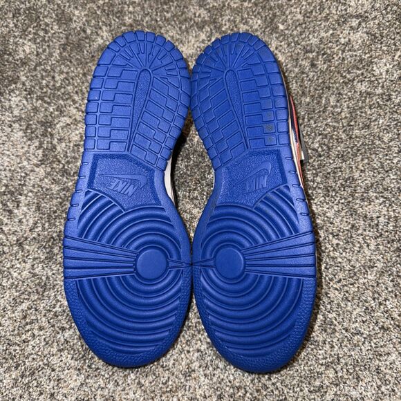 Nike Dunk Low Bright Crimson Game Royal (GS) Size 5.5Y - Picture 5 of 5